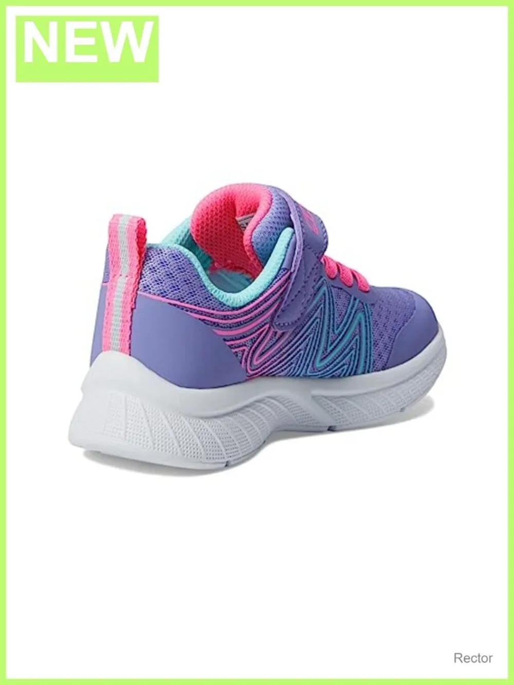 Girls' Microspec Swirl Sweet Lightweight Mesh Sneakers Stretch Lace